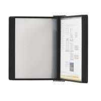 Registersystem A4 Easymount t/10 lommer sort vægmodel