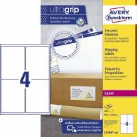 Laseretiket Avery 99,1x139mm 4/ark 100ark/pak L7169