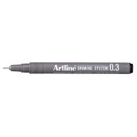 Drawingpen Artline EK233 0,3mm sort