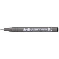 Drawingpen Artline EK238 0,8mm sort
