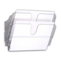 Avisholdere IDEAL FlexiPlus klar vandret til væg indeh. 2stk