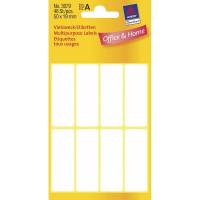 Etiket Avery hvid 50x19mm 48stk/pak 3079