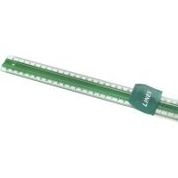 Lineal plast m/gummiskinne LINEX 50cm S50
