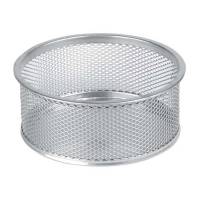 Clipsholder tråd metal m/skridsikker bund sølv