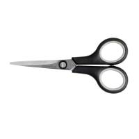 Saks bnt/Office sort/grå 140mm blad: 75mm soft gummigreb