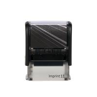 Stempel Imprint 11 Godkendt rød tekst