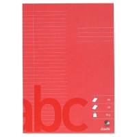 Skolehæfte A4 32 linjer 8.5 mm 40 sider 70g rød