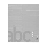 Skolehæfte Bantex 17x21cm lin 24 linjer 32bl 70g grå