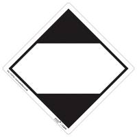 Fareetiket LQ Vej/S&oslash; hvid/sort 100x100mm ADR 250stk