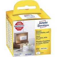 Shippingetiket Avery perm. 101x54mm 220stk/rul
