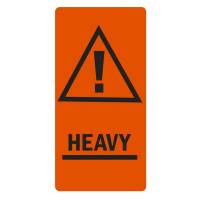 Etiketter selvkl&aelig;bende tryk: Heavy 100x50mm 250st/rul