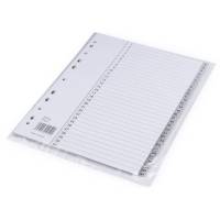 Plastregister gr&aring; No Name PP A4 1-31