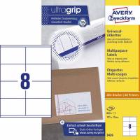 Universaletiket Avery 3426 perm. 105x70mm 800stk/pak