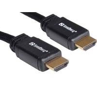 Kabel Sandberg HDMI 2.0 19M-19M sort 3m