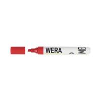 Whiteboardmarker WERA rød kantet spids 1-4mm