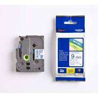 Labeltape Brother TZe-223 9mmx8m bl&aring; p&aring; hvid