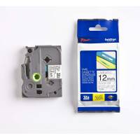 Labeltape Brother TZe-M31 12mmx8m sort på mat klar