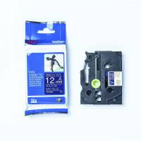 Labeltape Brother TZe-RN34 12mmx4mm guld på mørkblå satin