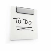 Klemme Durafix clip 60mm 5stk sølv selvklæbende magnetisk