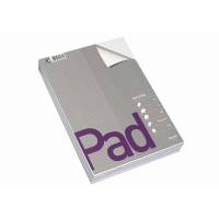 Standardblok A4 hvid kvadreret toplimet 60g u/huller