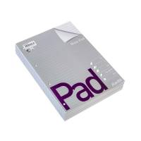 Standardblok A4 hvid lineret toplimet 60g m/4 huller