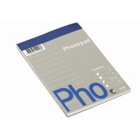 Telefonblok A7 linieret 60g stub m/perf. u/huller