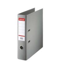 Brevordner Esselte Std PP A4 75mm gr&aring; 210x297mm antal ringe: 2