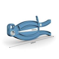 Poselukker/gripper 245mm blå m/låseknap