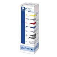 Multisæt Staedtler Triplus Welcome set 15 dele i holder