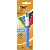Kuglepen Bic 4C Color Medium blå/sort/rød/grøn