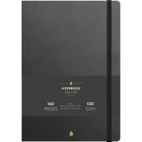Notebook Deluxe A5 black black