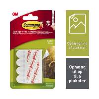 Plakatstrips Command hvid 17024