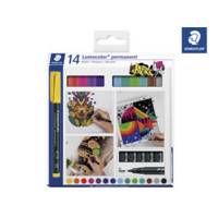 OHP-pen Lumocolor assorteret M 0,8-1mm 317 C14 permanent 14stk/pak