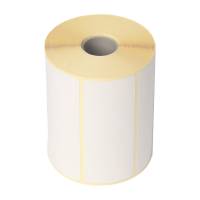 Termoetiket, TOP Hvid 102x192mm m. perf ø40 kerne 350stk/rul