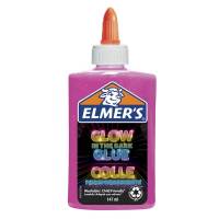 Lim Elmer's 147ml Glow in the Dark pink Liquid Glue