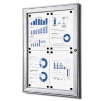 Udh&aelig;ngsskab TWIN Whiteboard 4 x A4 m/overd&aelig;kning