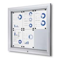 Udh&aelig;ngsskab TWIN Whiteboard 6 x A4 t/udend&oslash;rsbrug