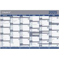 Kartonkalender halvårs 2025 44x29cm 2025 0630 00