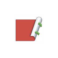 Etiket Meto 29x28mm neon orange permanent 1000stk/rul 5rul/pak