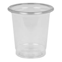 Drikkeb&aelig;ger Plast, 20 ml, RPET transparent, Shots glas, pose med 40 stk F&oslash;devaregodkendt