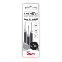 Rollerpen Pentel  Energel sort 3-pack LRN7-3A