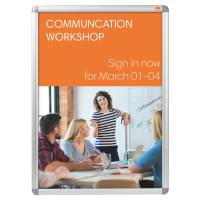 Snapramme Nobo A1 m/32mm aluramme 594 x 841 mm