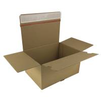 Webshopkasse 160x130x70mm med tape og tearstrip