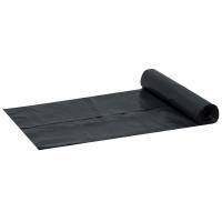 Affaldss&aelig;kke plastik sort 700x1100mm Luksus ekstra