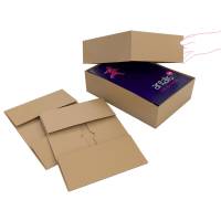 Rigsarkivæske 380x250x80mm bund - bølgepap A4