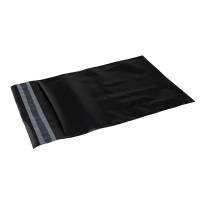 Forsendelsesposer PE sort 190x250mm 100stk/pak