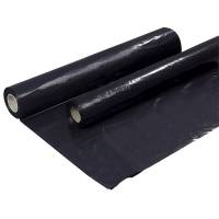 Plastik sort 2x50mx0,07mm PE 6,44kg foldet 1 gang