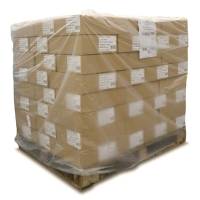 Plastikhætte i 100% genanvendt plast til 1/1-palle 1200/900x1200x0,045mm transparent