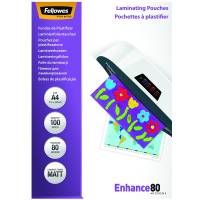 Lamineringslommer 80 mic. A4 216x303mm 100stk/pak matte