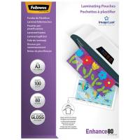 Lamineringslommer 80 mic. 303x426mm 100stk/pak A3